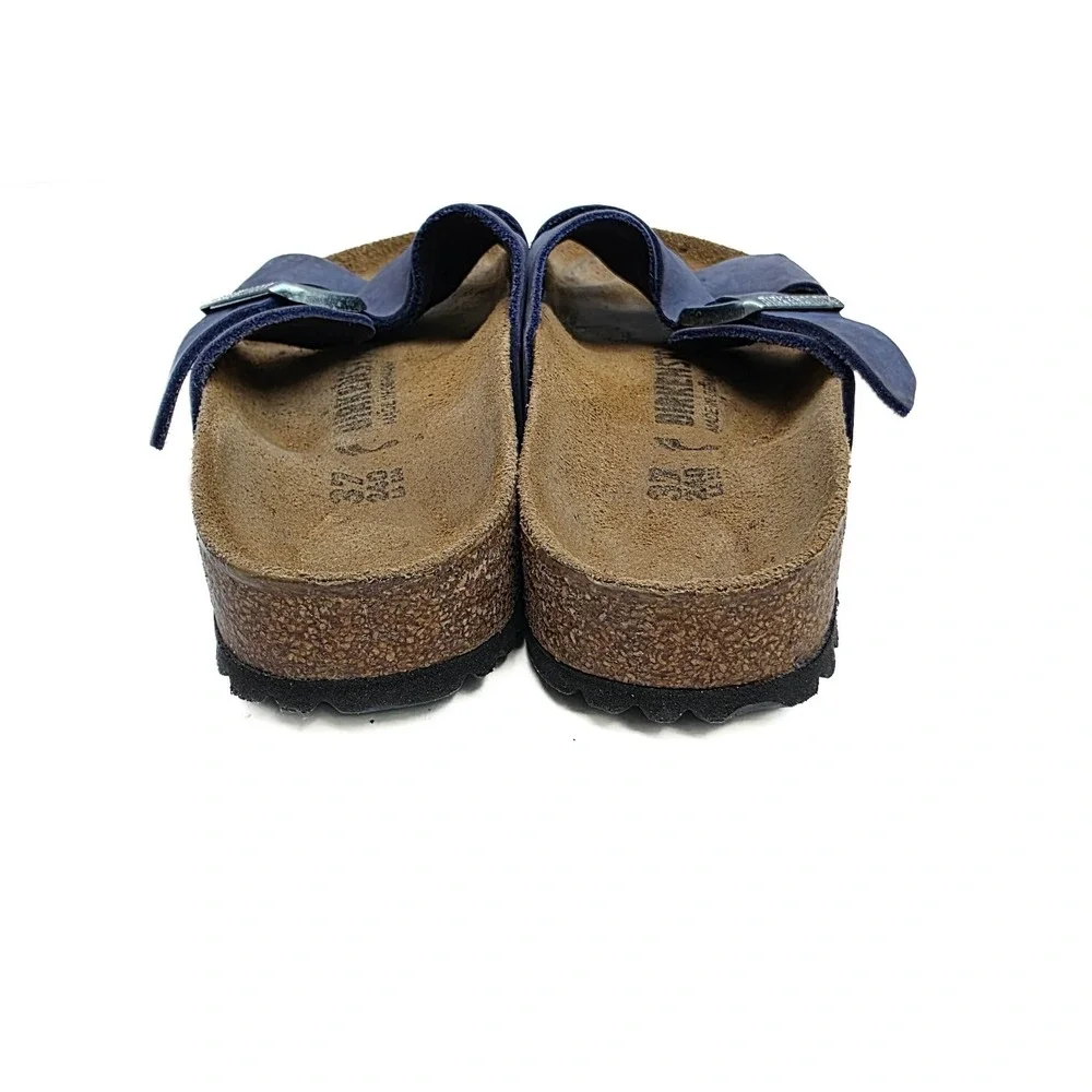 Birkenstock Salina Purple Nubuck Leather Sandals Womens EU 37 US 6-6.5 M/N